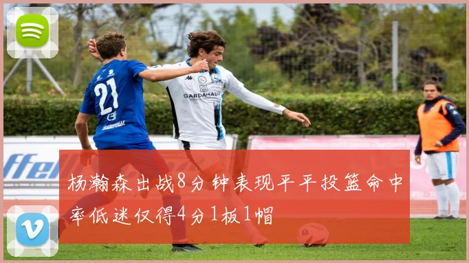 杨瀚森出战8分钟表现平平投篮命中率低迷仅得4分1板1帽